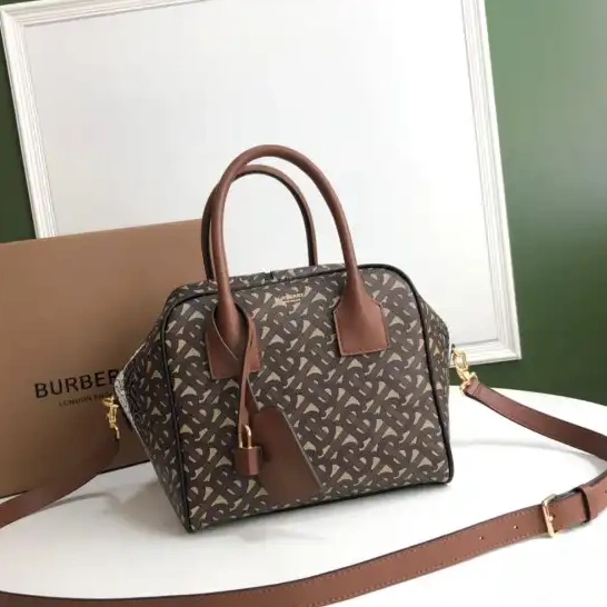 Cube E-canvas Stripe Small BURBERRY Bag Monogram 0617